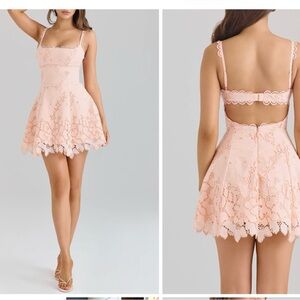 House of CB Isla Lace Mini Dress fitted Small new with tags